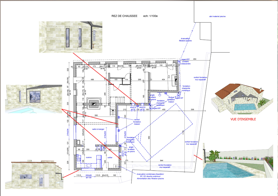 Rnovation d'une maison de matre  Abzac