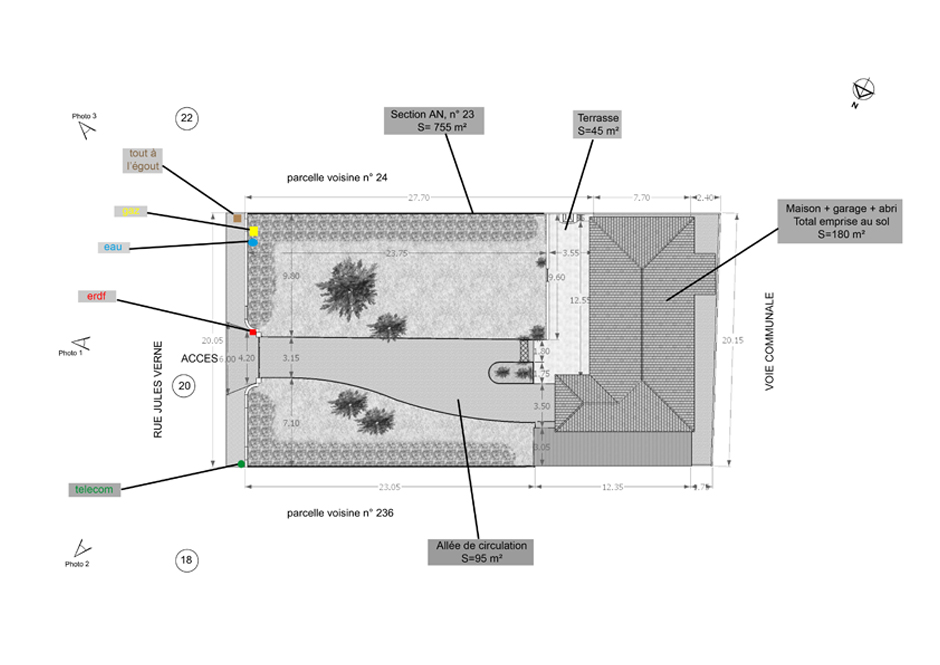 Division d'un terrain et tude de construction  Villenave d'Ornon