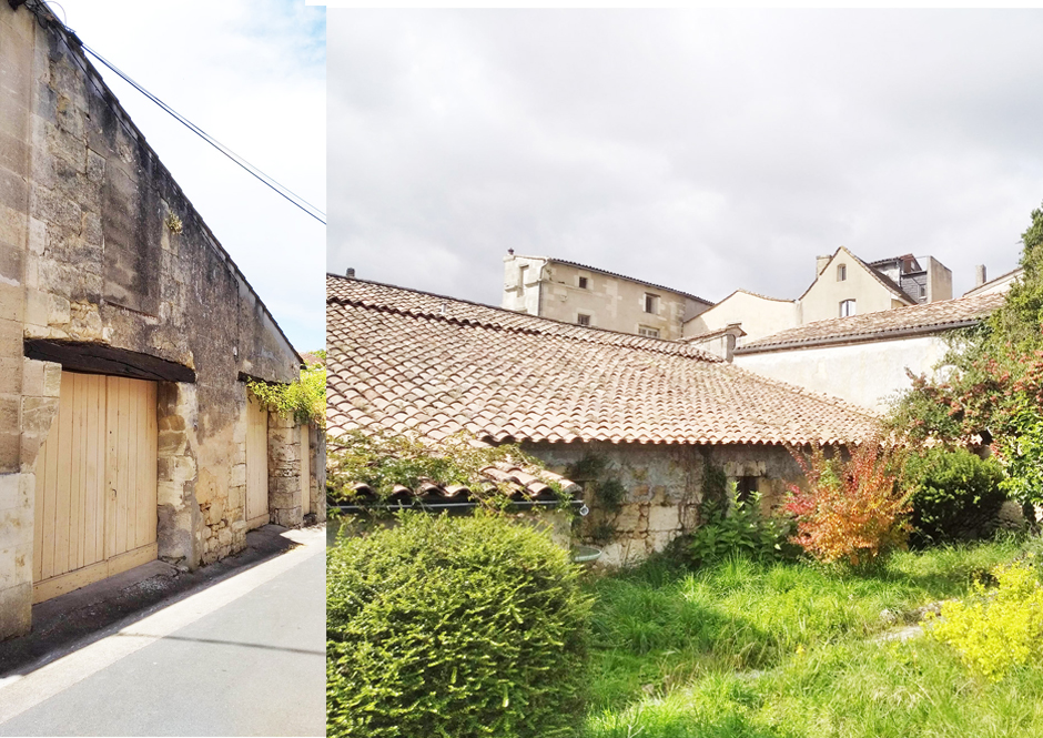 Etude de transformation d'un garage en maison d'habitation  Bourg sur Gironde