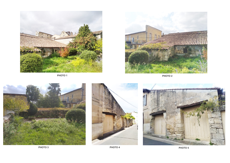 Etude de transformation d'un garage en maison d'habitation  Bourg sur Gironde