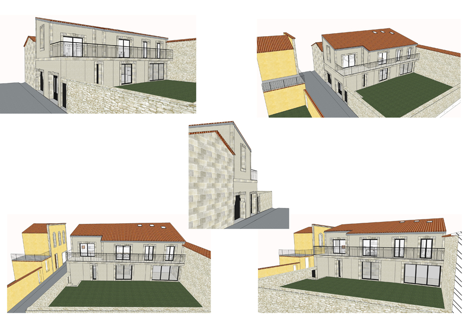 Etude de transformation d'un garage en maison d'habitation à Bourg sur Gironde
