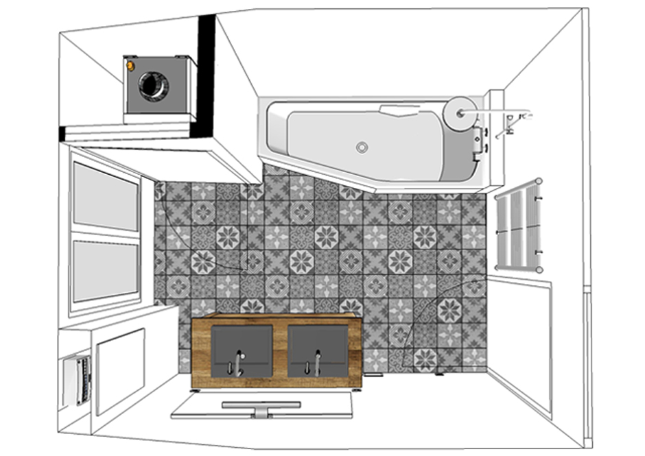 Rnovation partielle d'une maison de ville  Carbon blanc