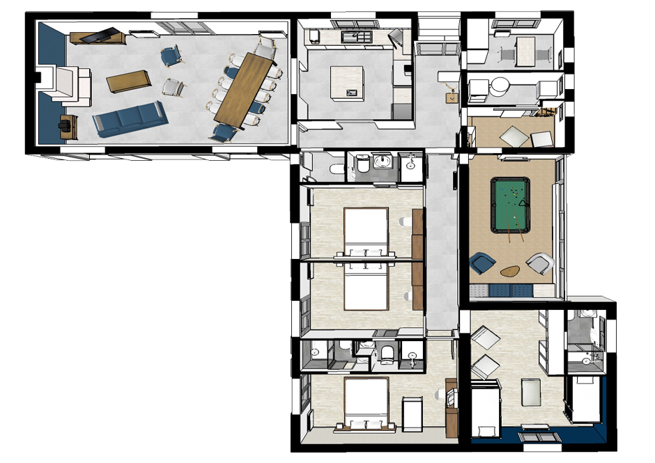 Transformation d'une maison d'habitation en gte  Saint Romain la Virve